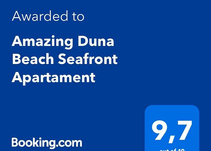 Amazing Duna Beach Seafront Apartament
